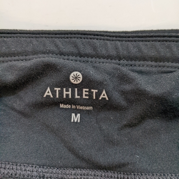 Athleta Womens Medium Leggings Yoga Pants Athleticwear Back Pocket - Picture 2 of 7